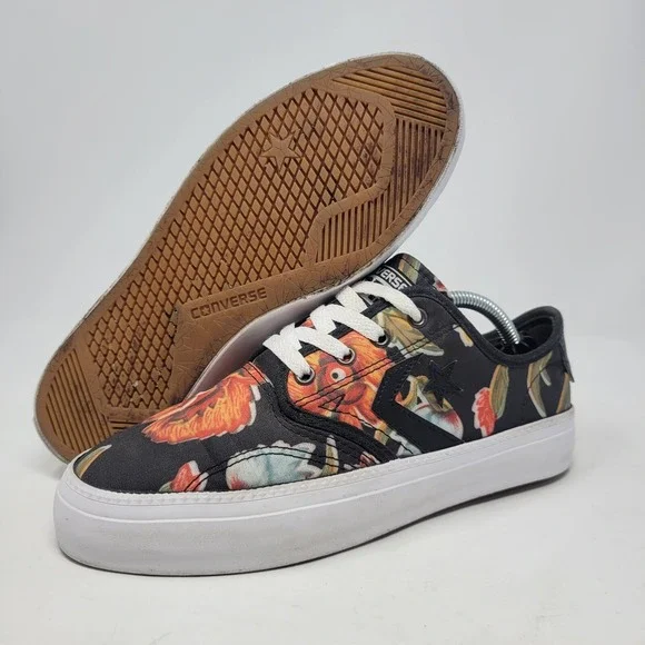 Converse Shoes Converse Cons Zakim Ox Black Floral Hawaiian